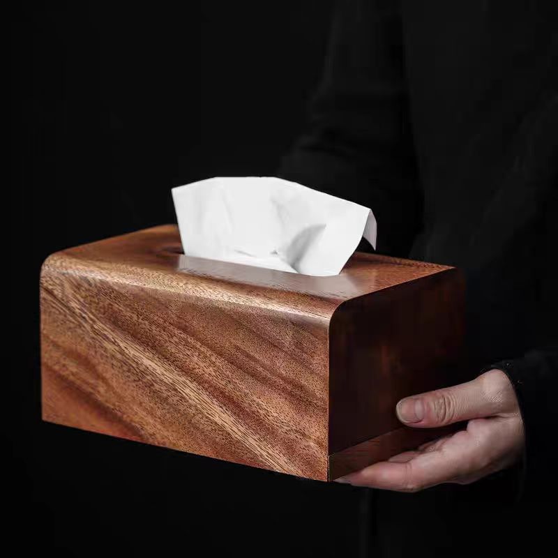 Wooden Tissue Box Holder