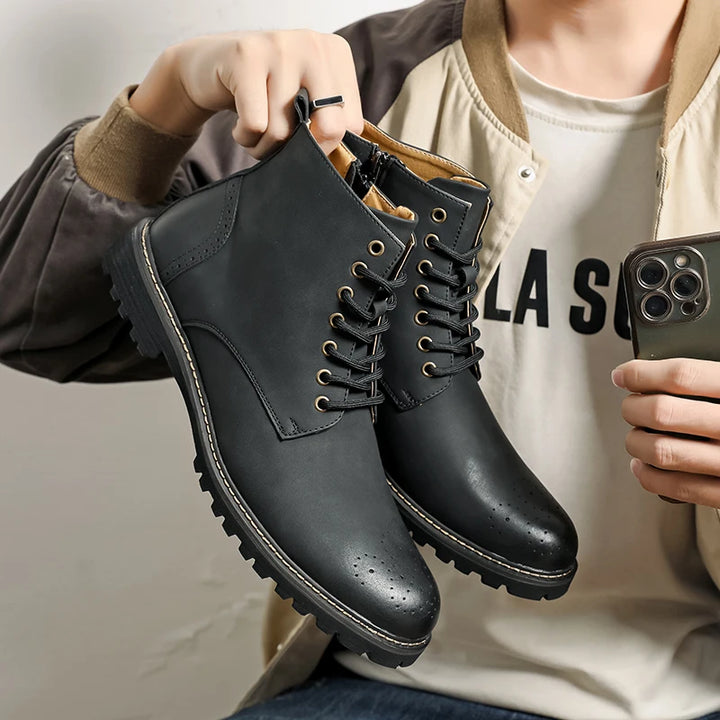 Grad Genuine Leather Boots