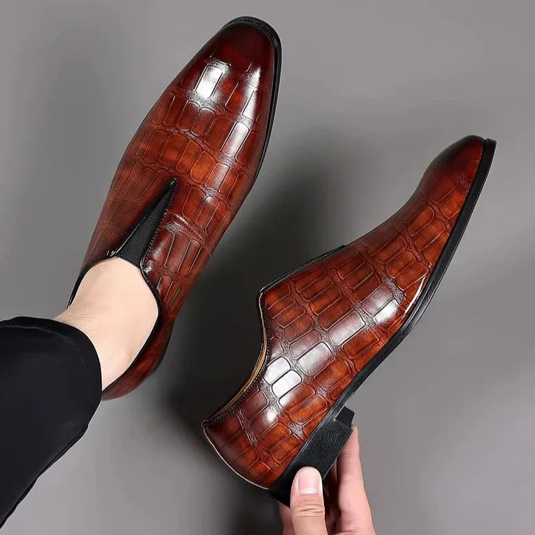 Stefan Genuine Leather Loafers