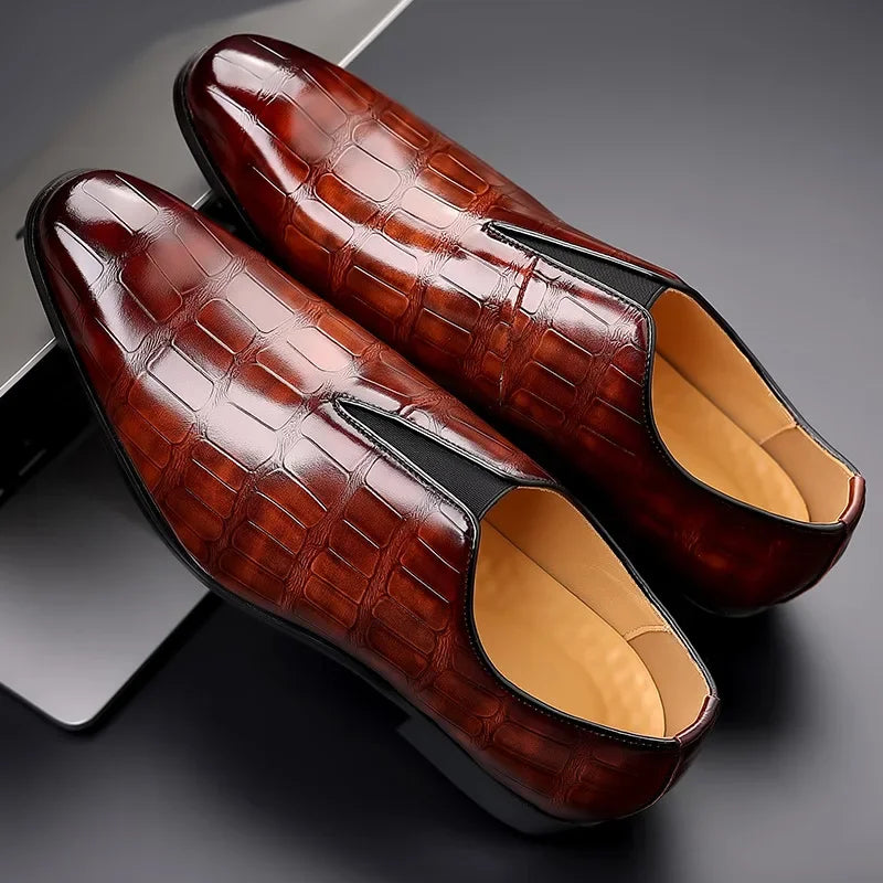 Stefan Genuine Leather Loafers