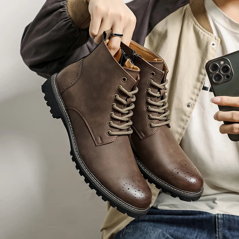 Grad Genuine Leather Boots